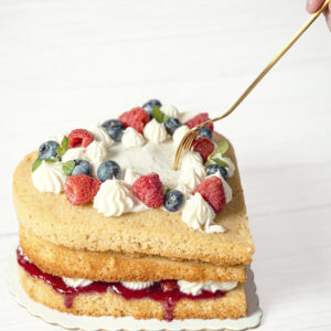 Torta Frutilla Corazón
